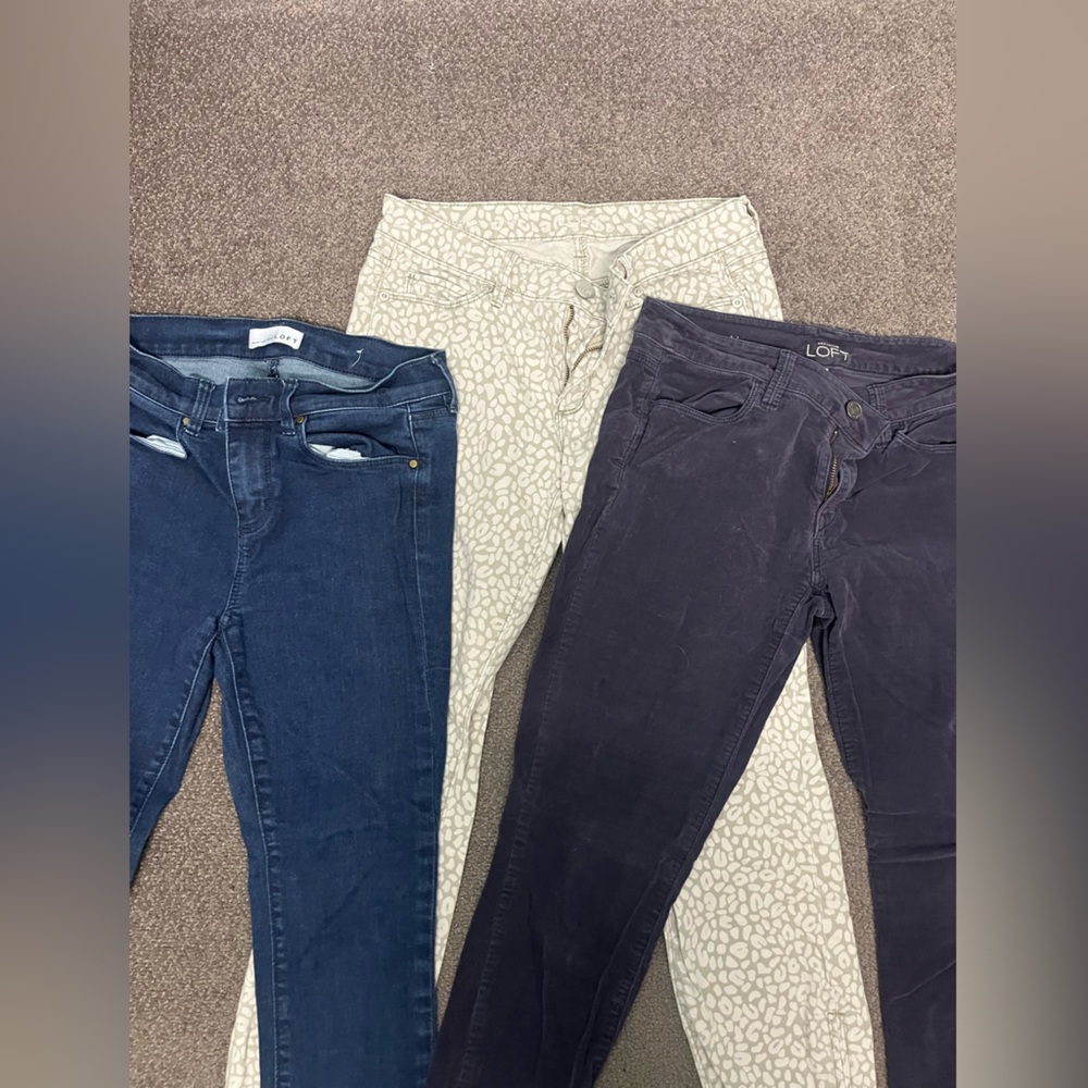 LOFT 3 for 1 Skinny Jeans Bundle